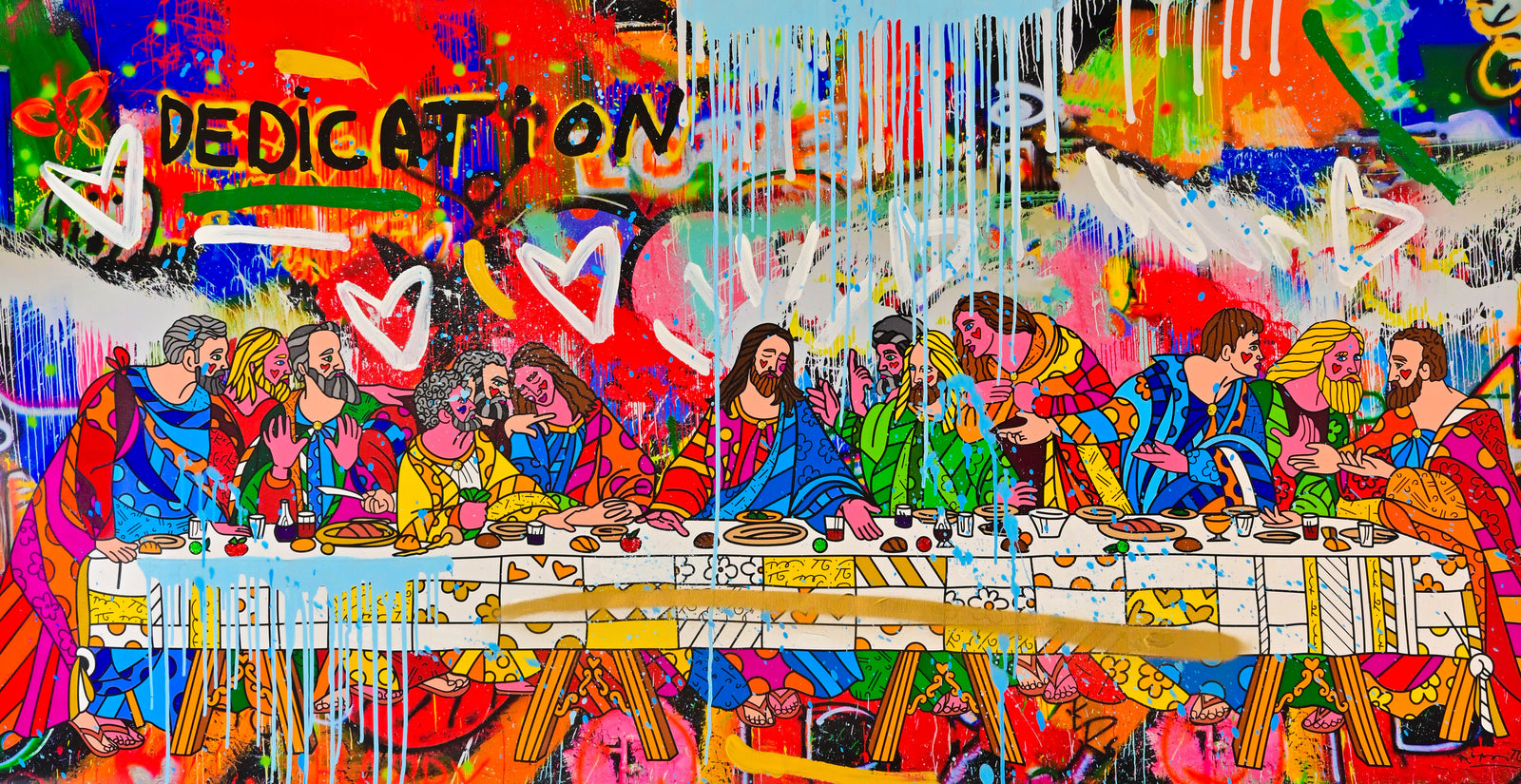 Holy Feast - Mixed Media Original