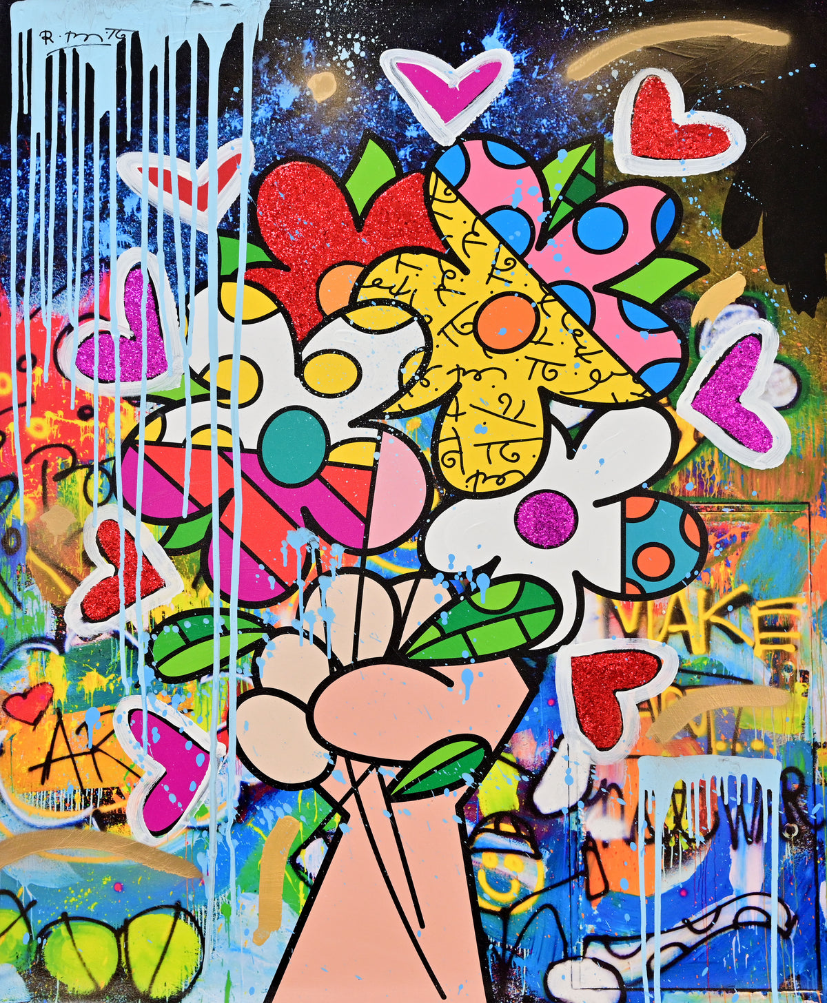 Make Art Not War - Mixed Media Original