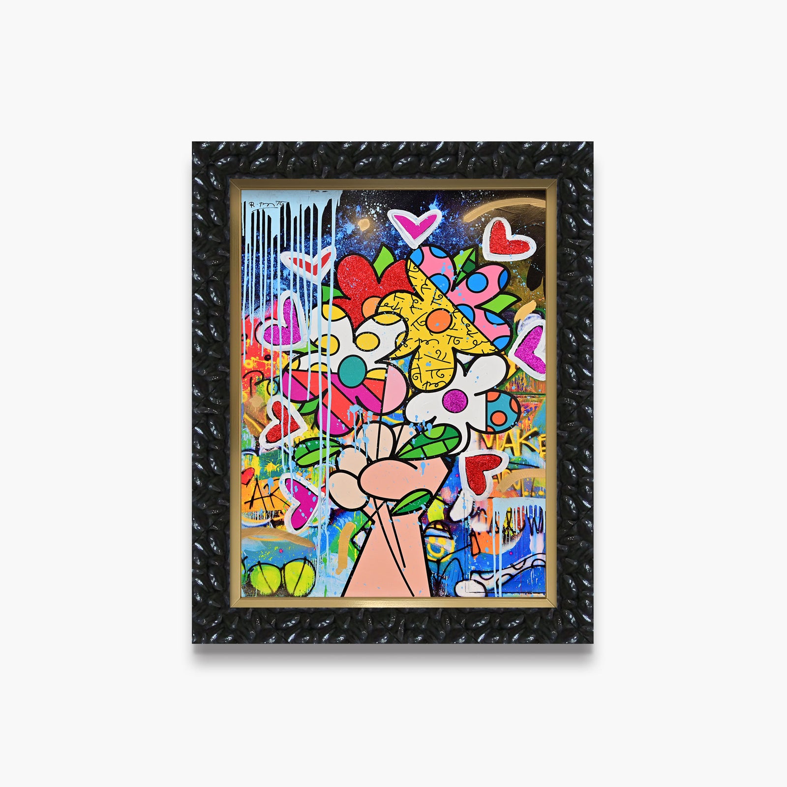 Make Art Not War - Mixed Media Original