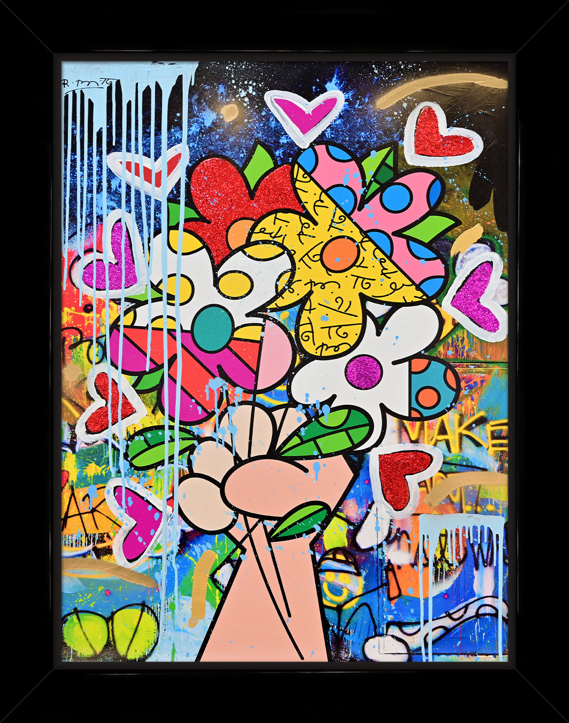 Make Art Not War - Mixed Media Original