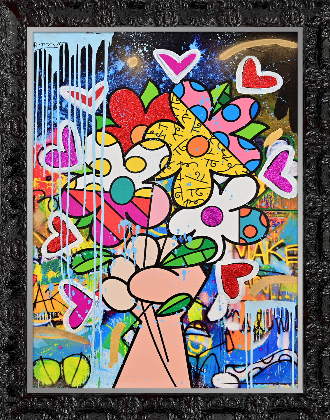 Make Art Not War - Mixed Media Original