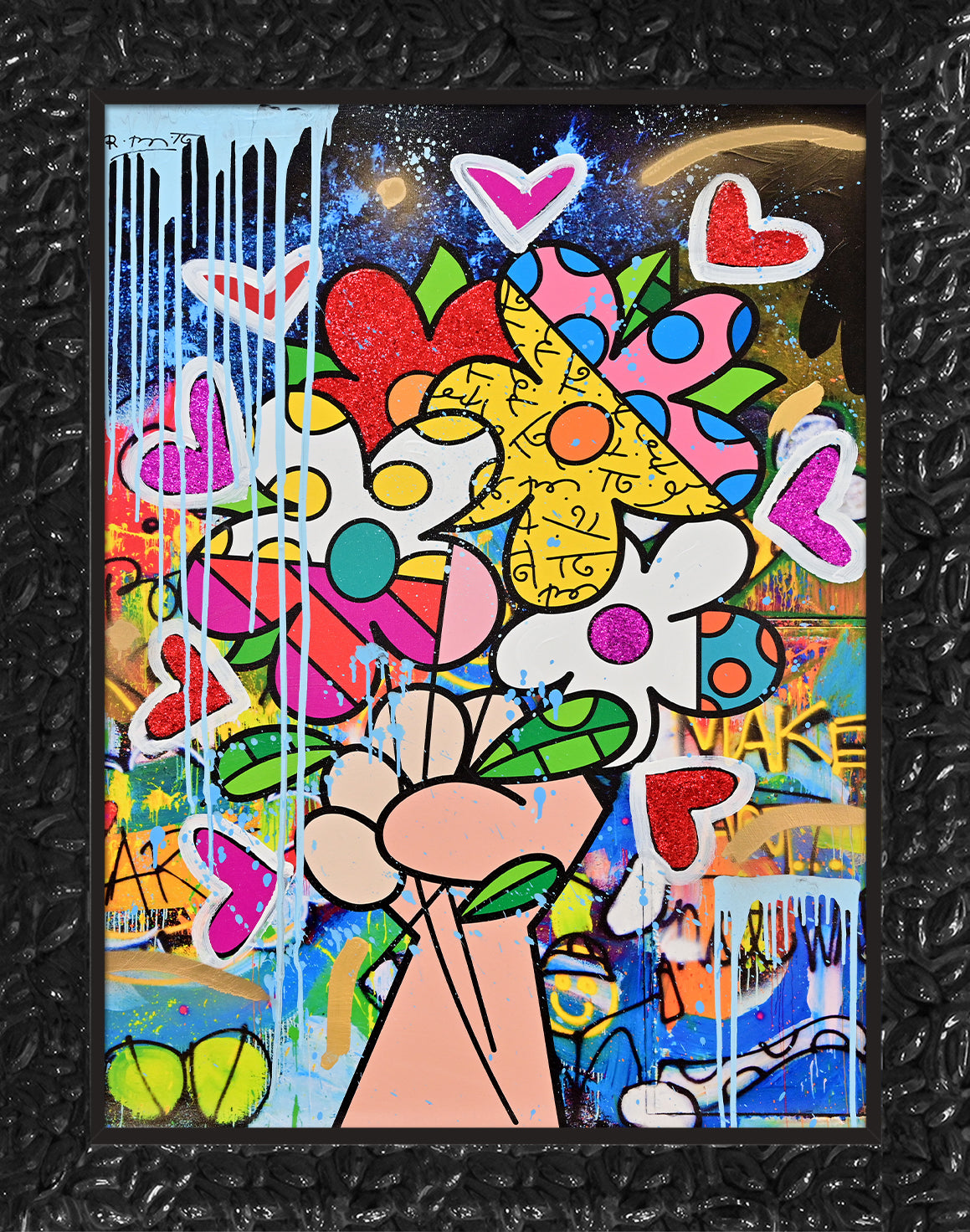 Make Art Not War - Mixed Media Original