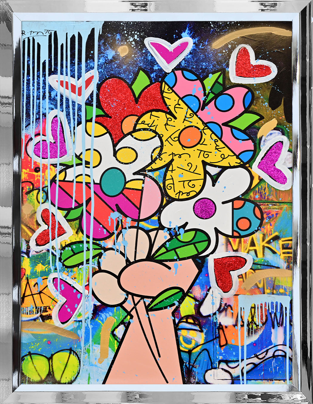 Make Art Not War - Mixed Media Original