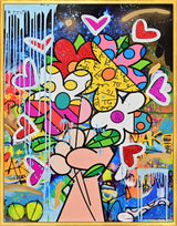 MAKE ART NOT WAR - Mixed Media Original