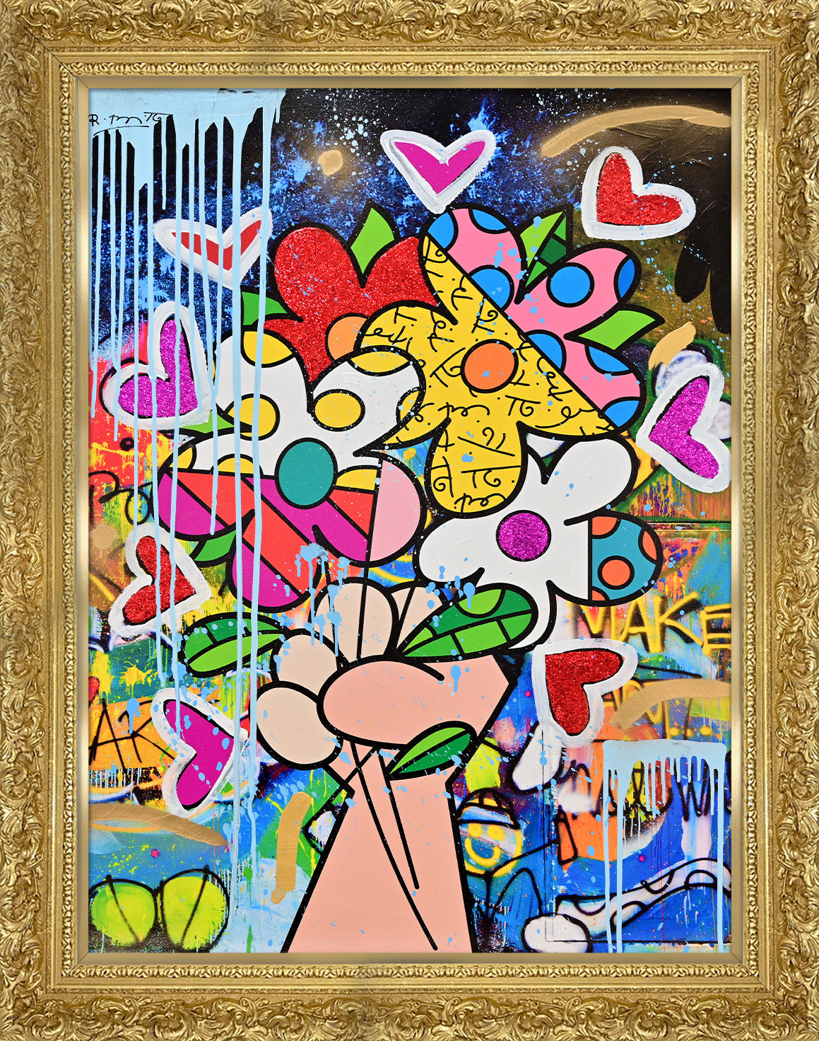 Make Art Not War - Mixed Media Original