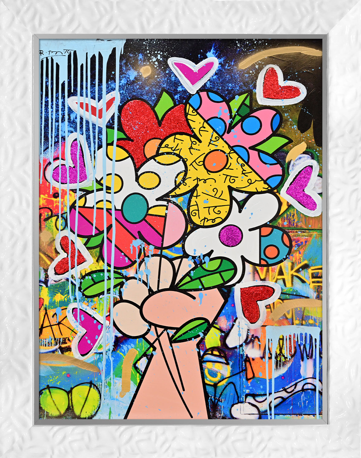 Make Art Not War - Mixed Media Original