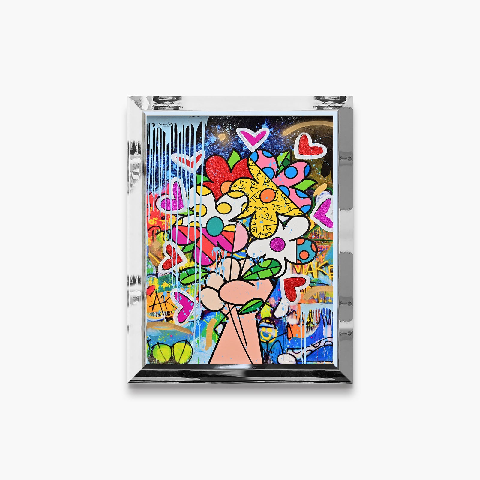 Make Art Not War - Mixed Media Original