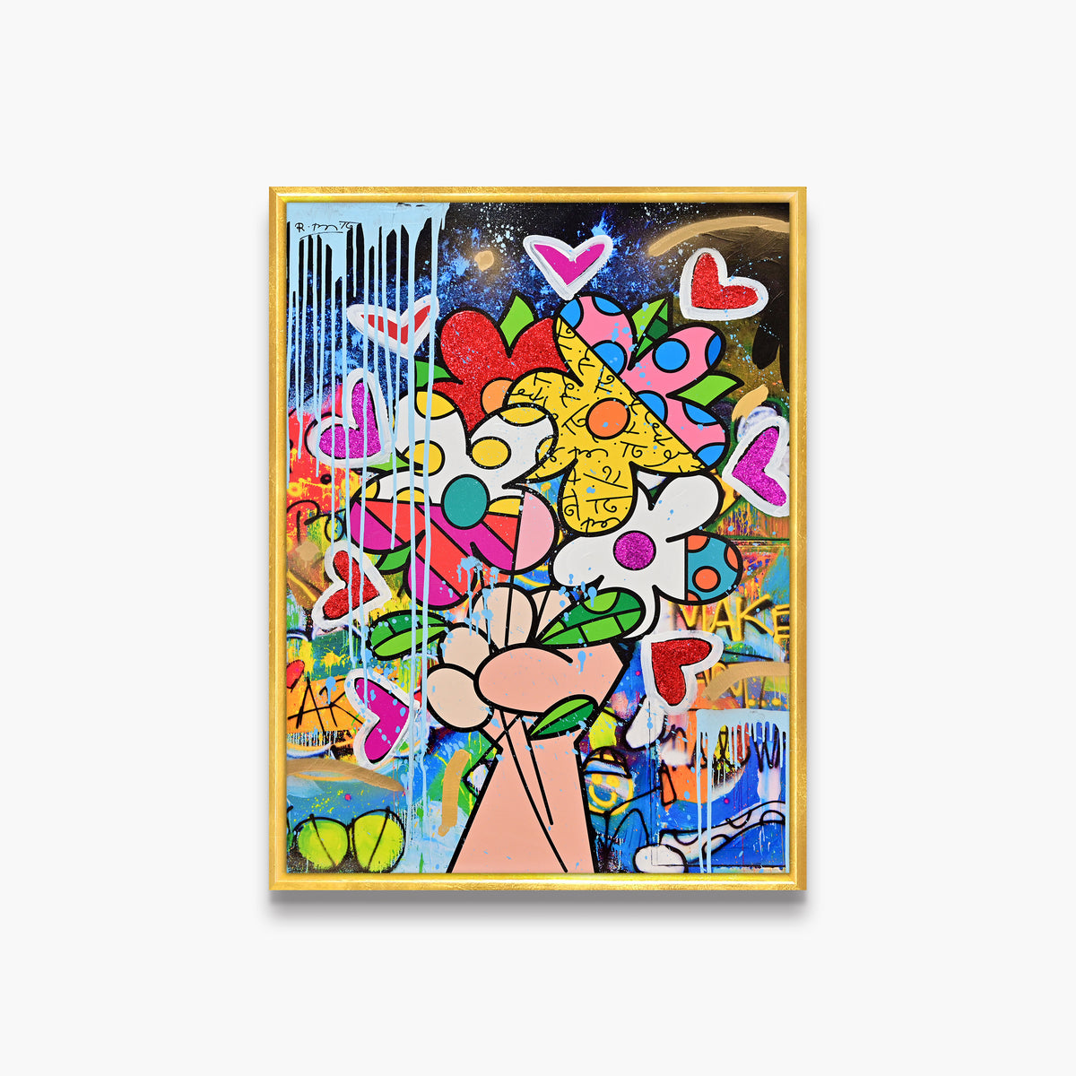 Make Art Not War - Mixed Media Original