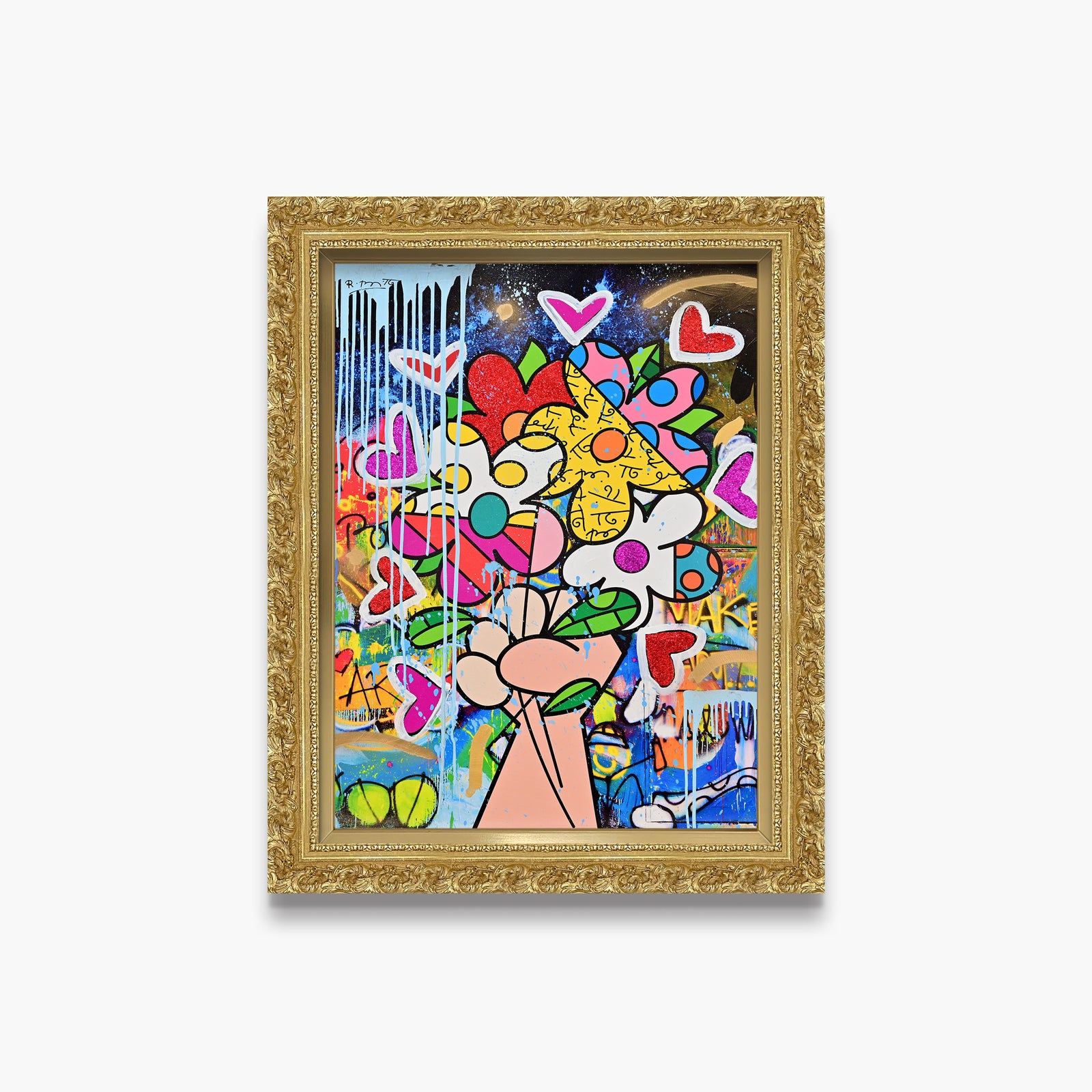 Make Art Not War - Mixed Media Original