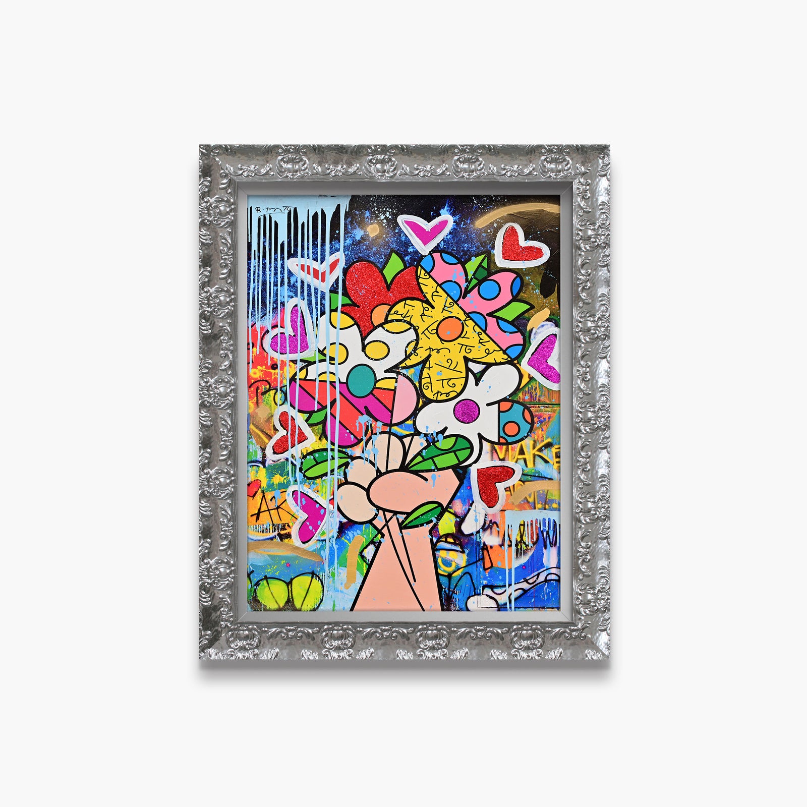 Make Art Not War - Mixed Media Original