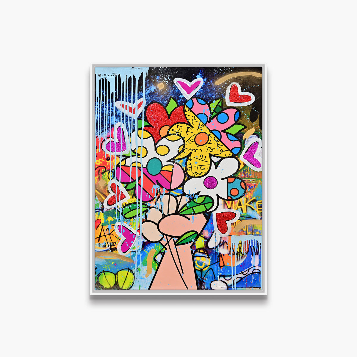 Make Art Not War - Mixed Media Original