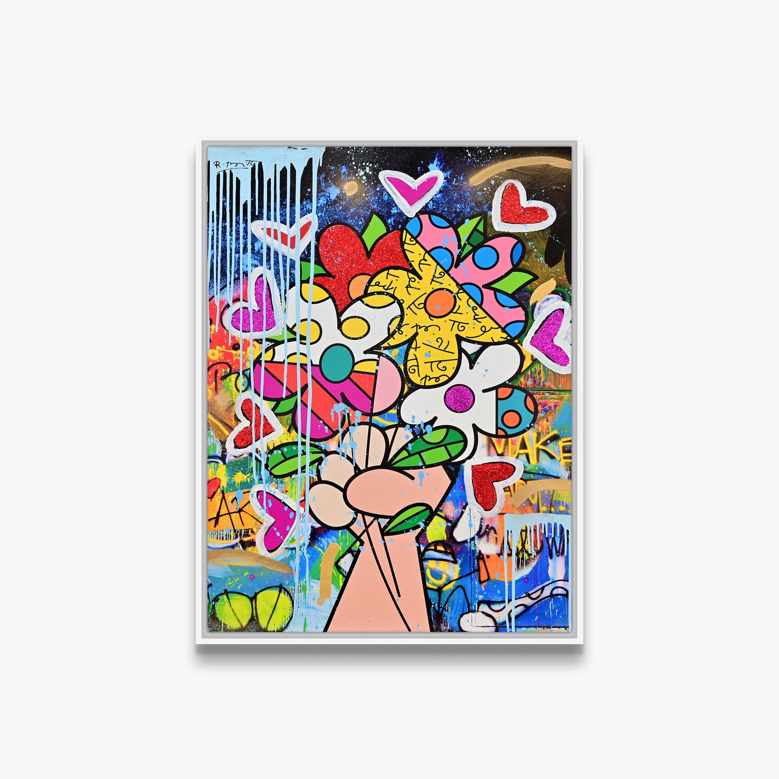 Make Art Not War - Mixed Media Original