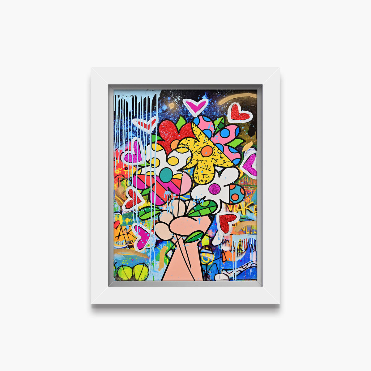 Make Art Not War - Mixed Media Original
