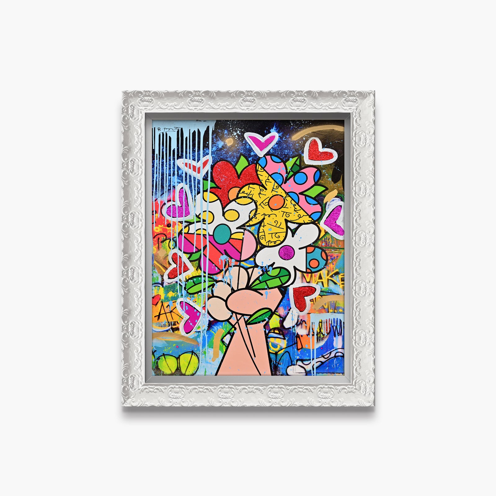 Make Art Not War - Mixed Media Original