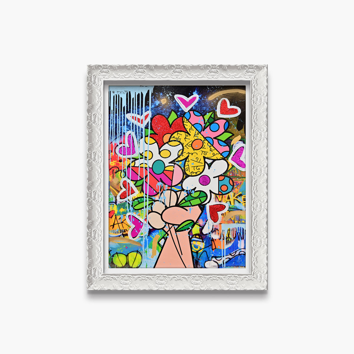 Make Art Not War - Mixed Media Original