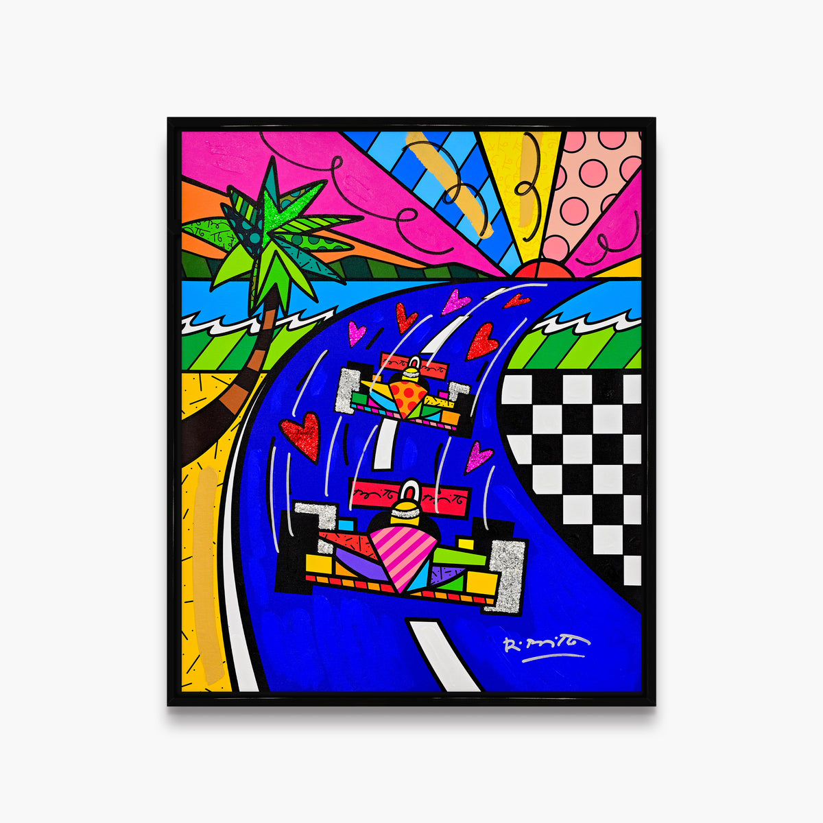 Miami Grand Prix - Mixed Media Original