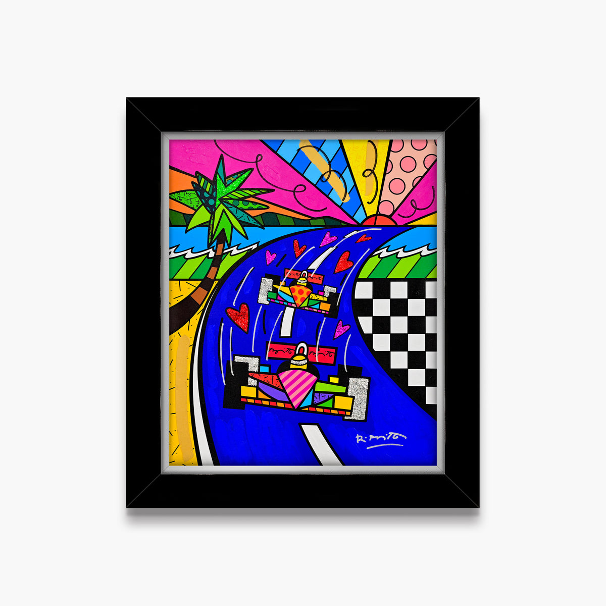 Miami Grand Prix - Mixed Media Original
