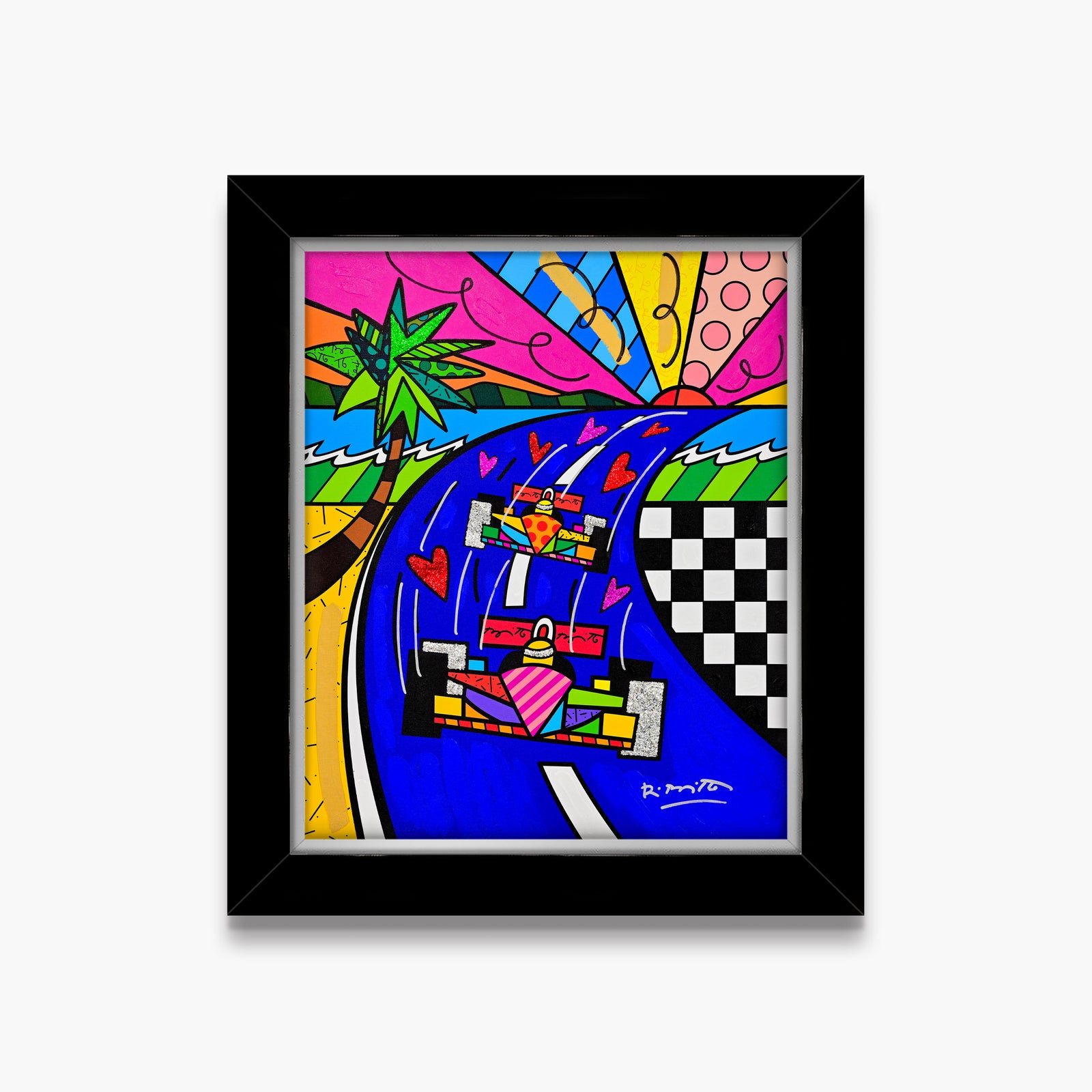 Miami Grand Prix - Mixed Media Original