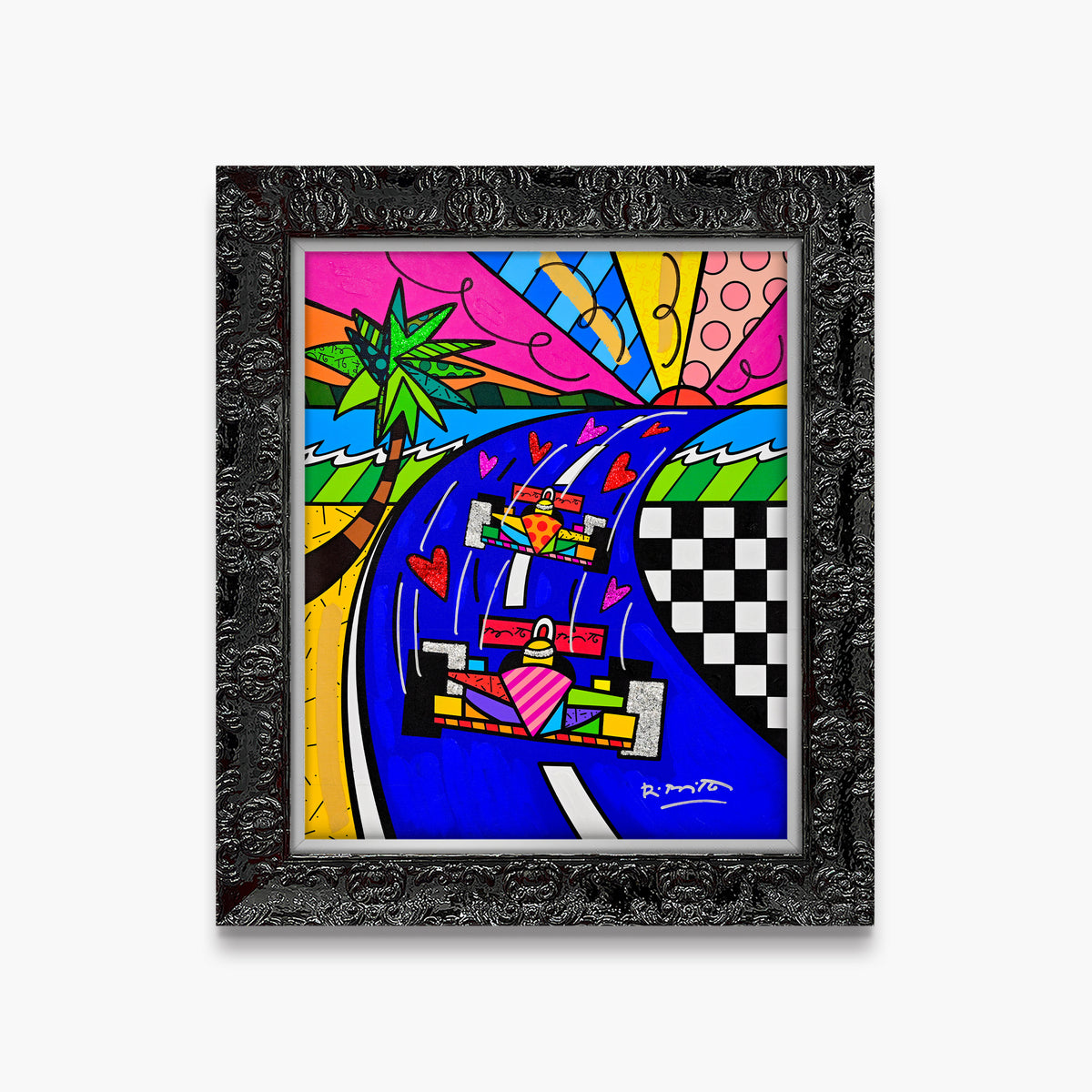 Miami Grand Prix - Mixed Media Original