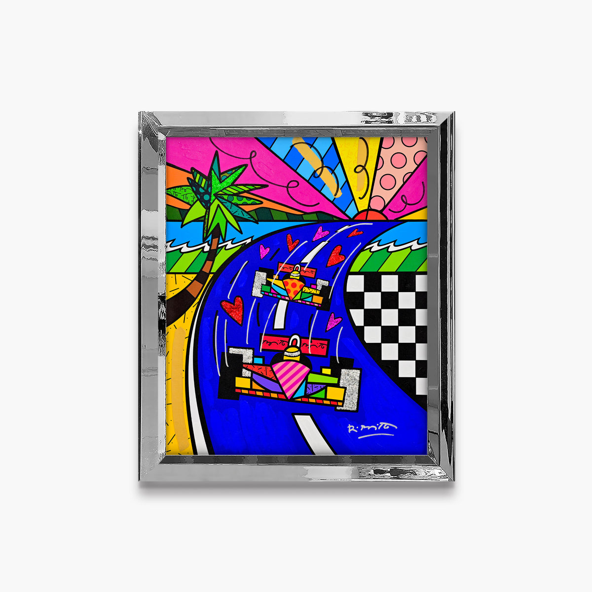 Miami Grand Prix - Mixed Media Original
