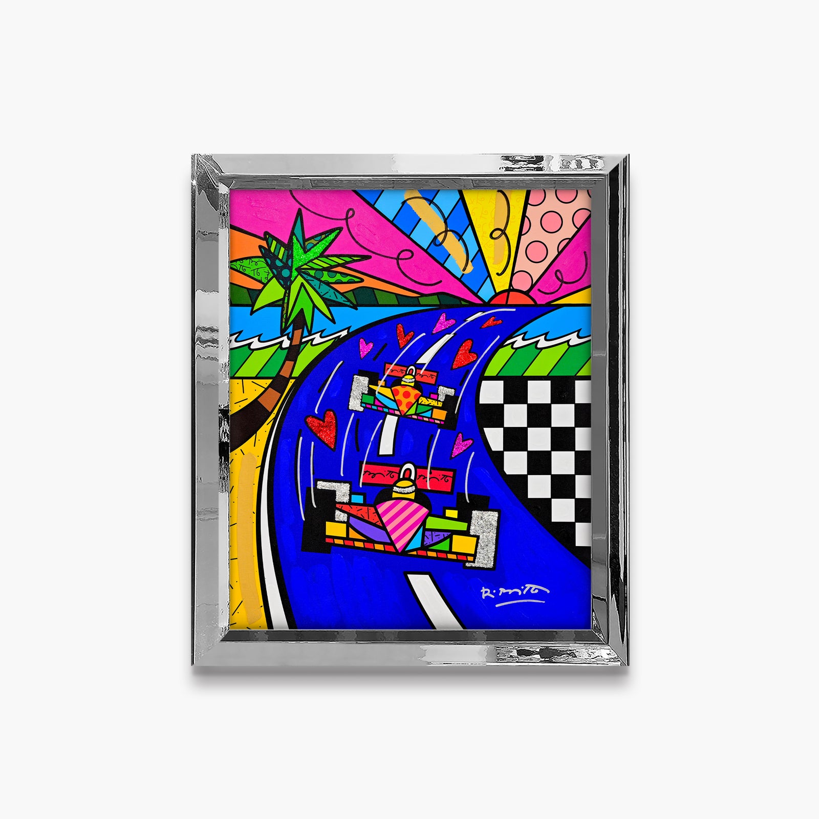 Miami Grand Prix - Mixed Media Original