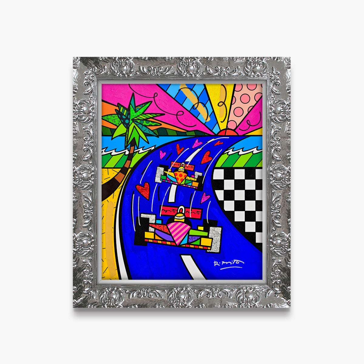 Miami Grand Prix - Mixed Media Original