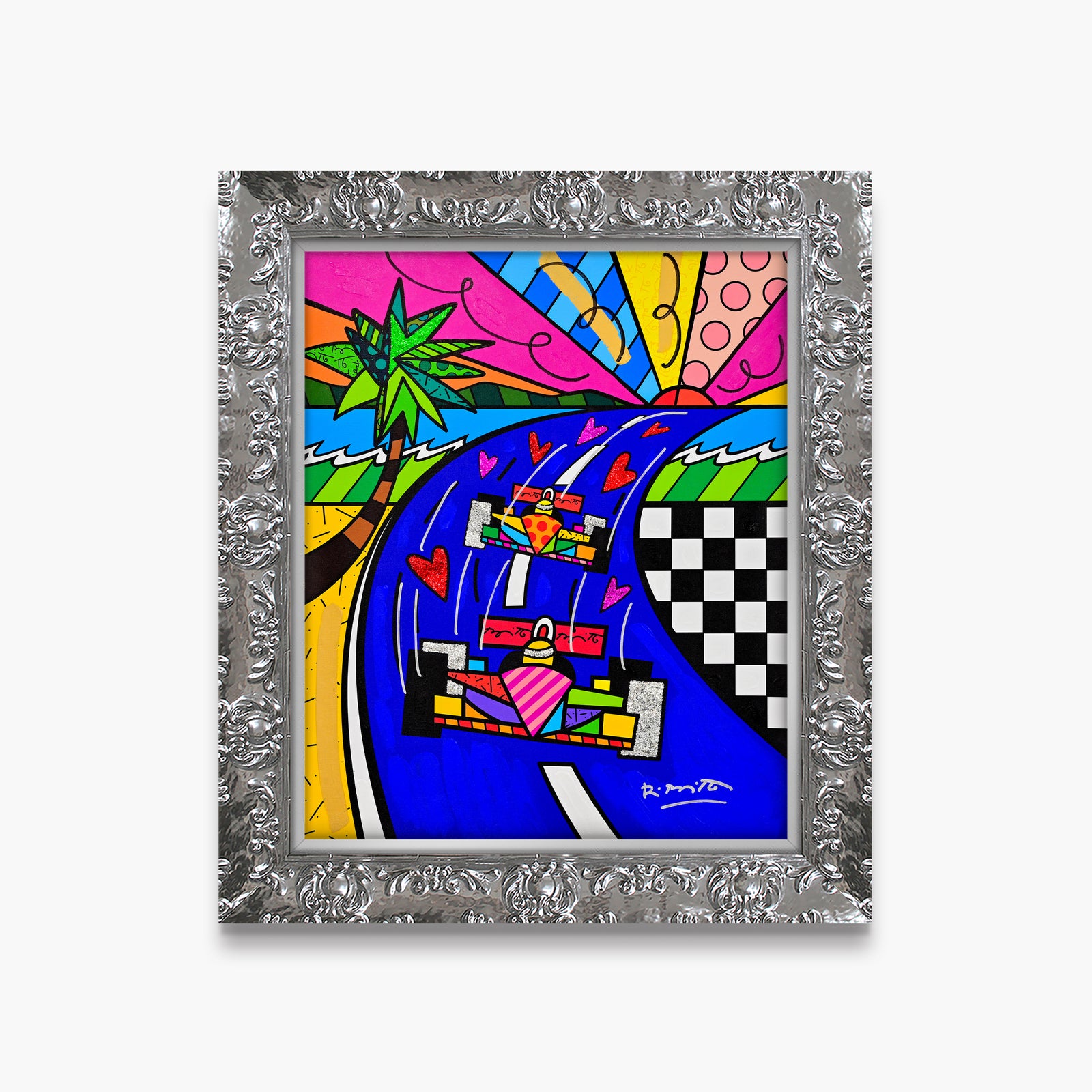 Miami Grand Prix - Mixed Media Original