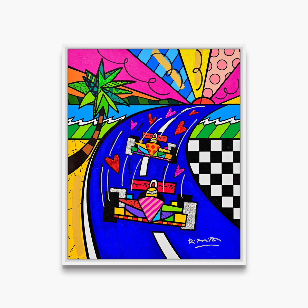 Miami Grand Prix - Mixed Media Original