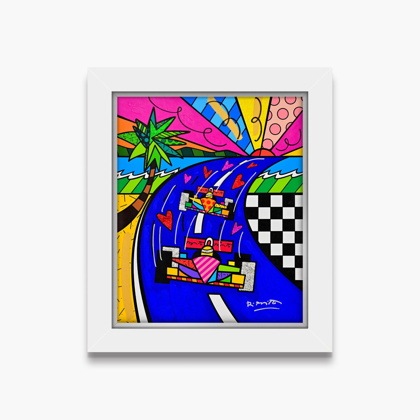 Miami Grand Prix - Mixed Media Original