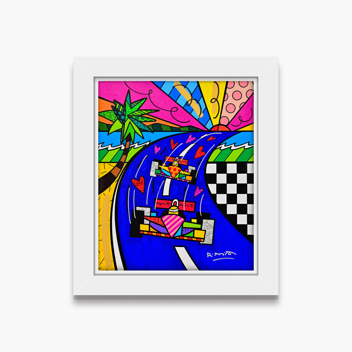 Miami Grand Prix - Mixed Media Original