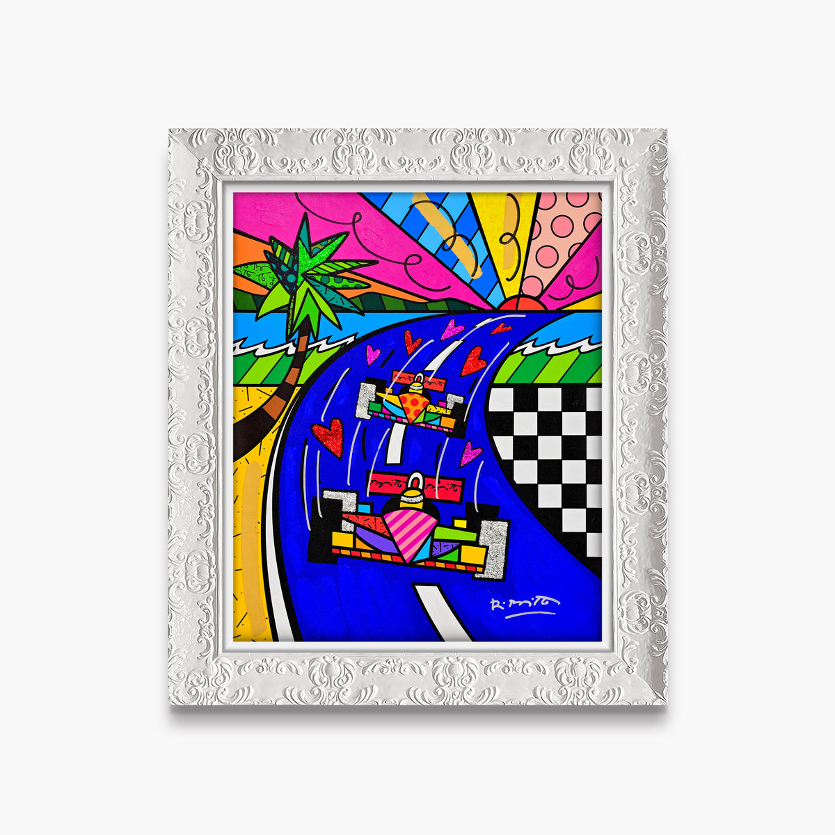 Miami Grand Prix - Mixed Media Original