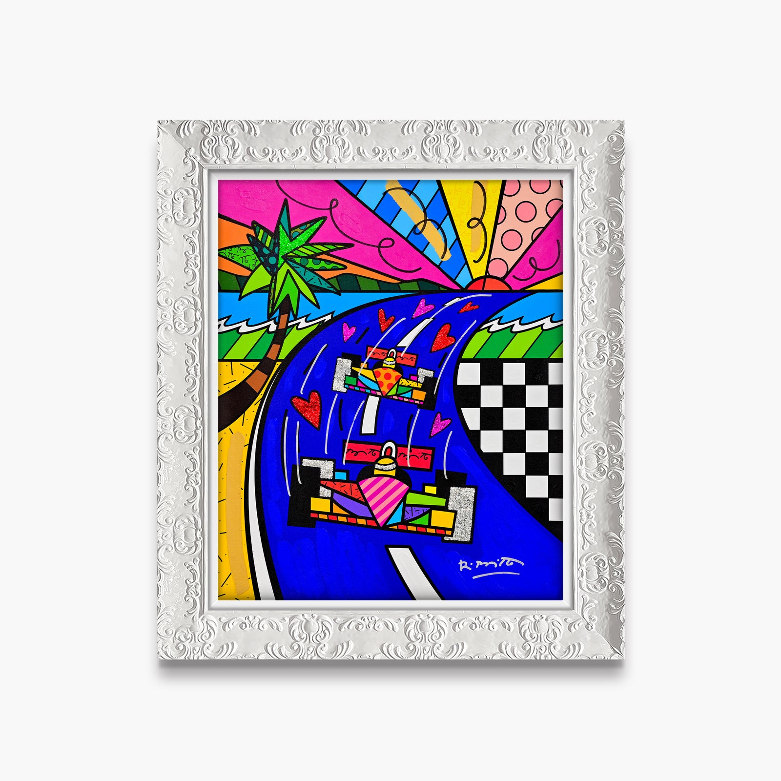 Miami Grand Prix - Mixed Media Original