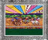 KENTUCKY DERBY - Mixed Media Original