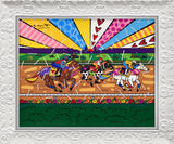 KENTUCKY DERBY - Mixed Media Original