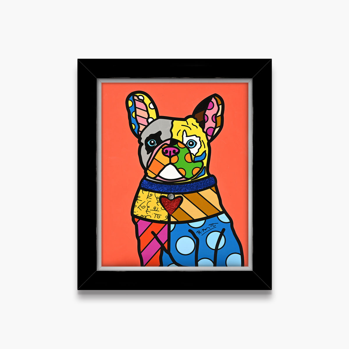 Frenchie - Mixed Media Original