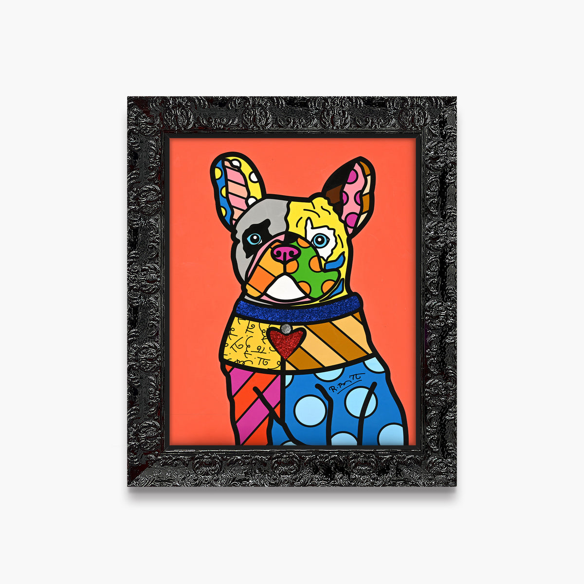 Frenchie - Mixed Media Original