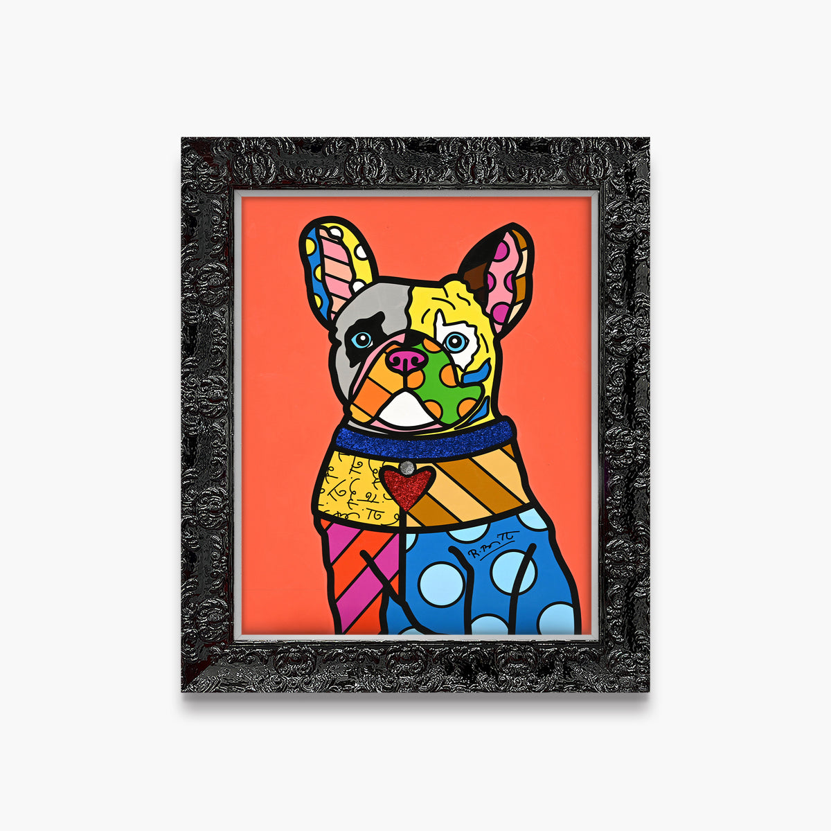 Frenchie - Mixed Media Original