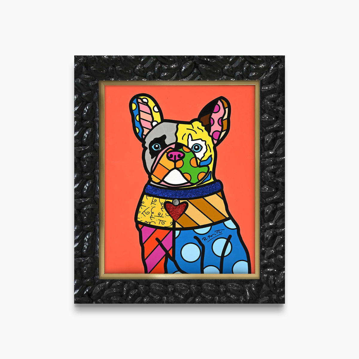 Frenchie - Mixed Media Original