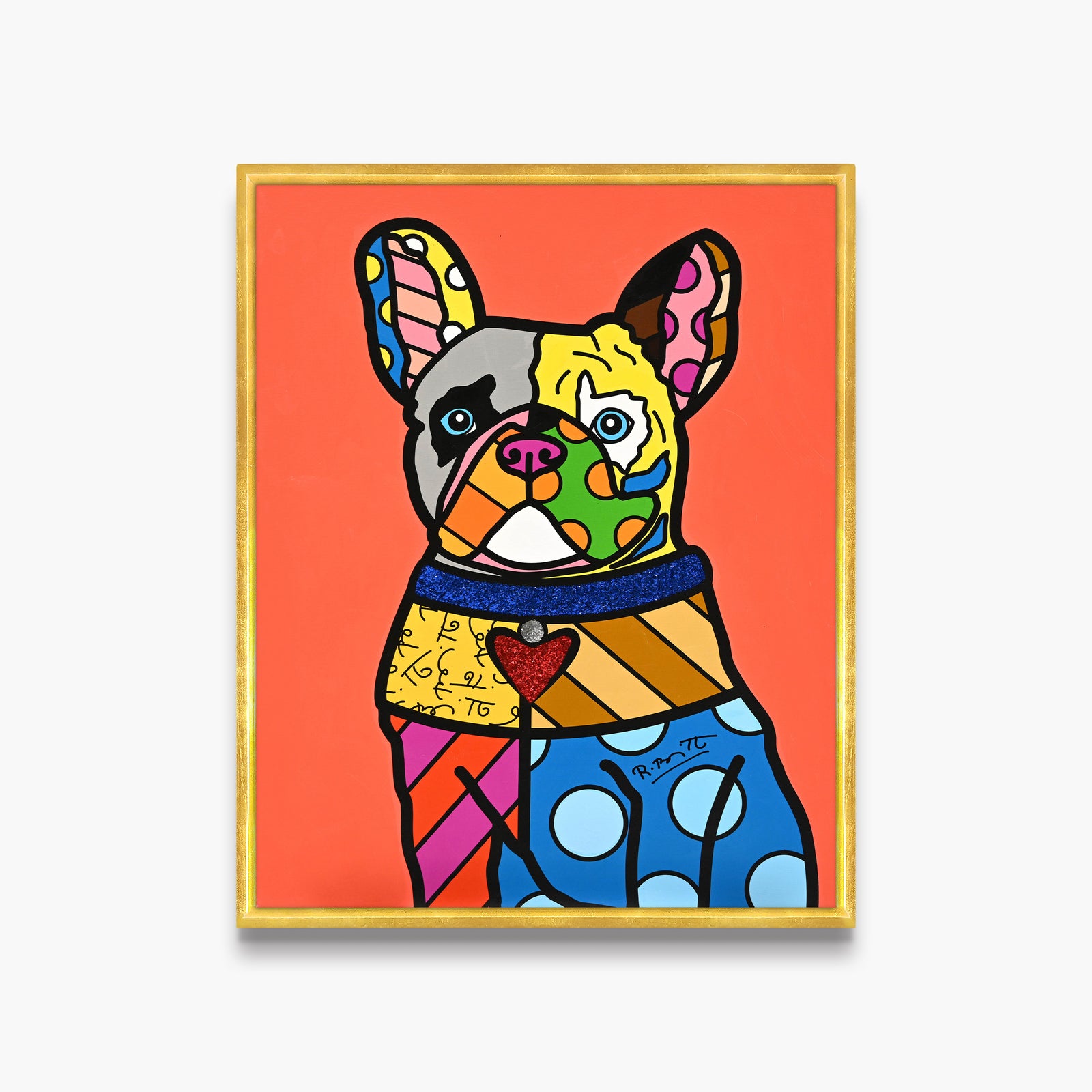 Frenchie - Mixed Media Original