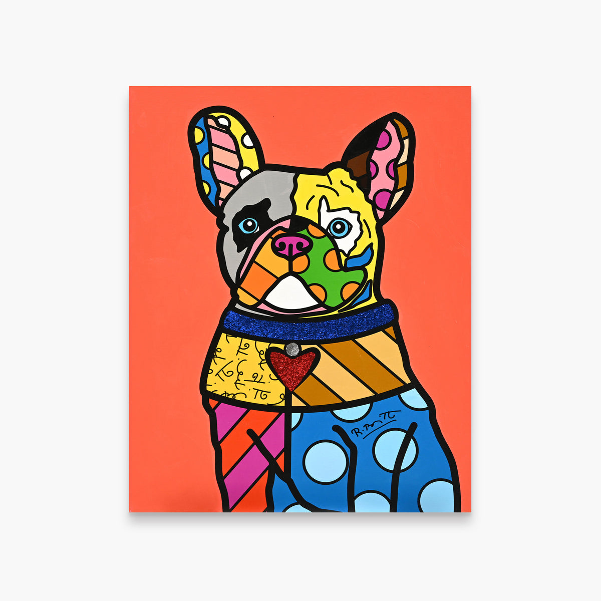 Frenchie - Mixed Media Original