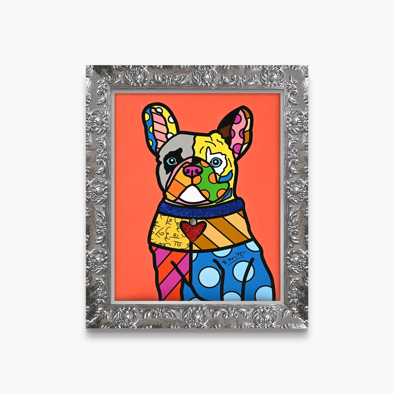 Frenchie - Mixed Media Original