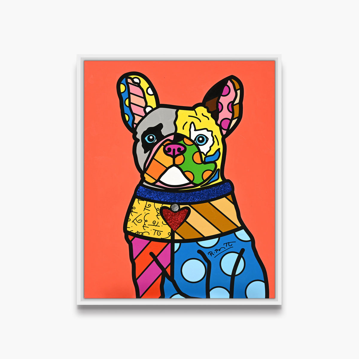 Frenchie - Mixed Media Original