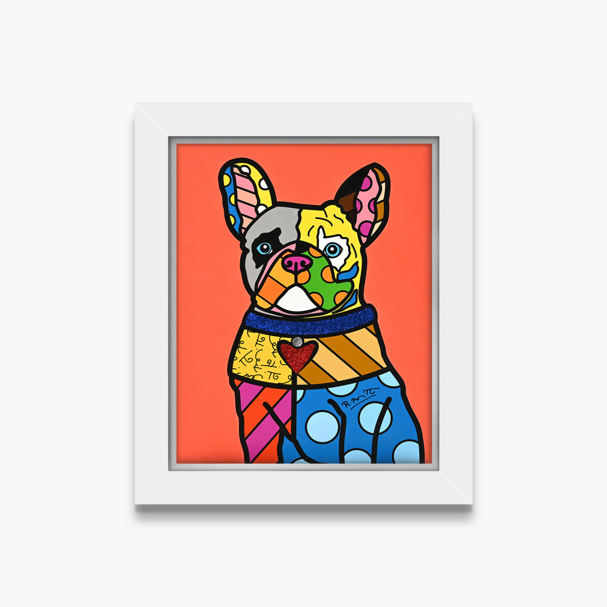 Frenchie - Mixed Media Original