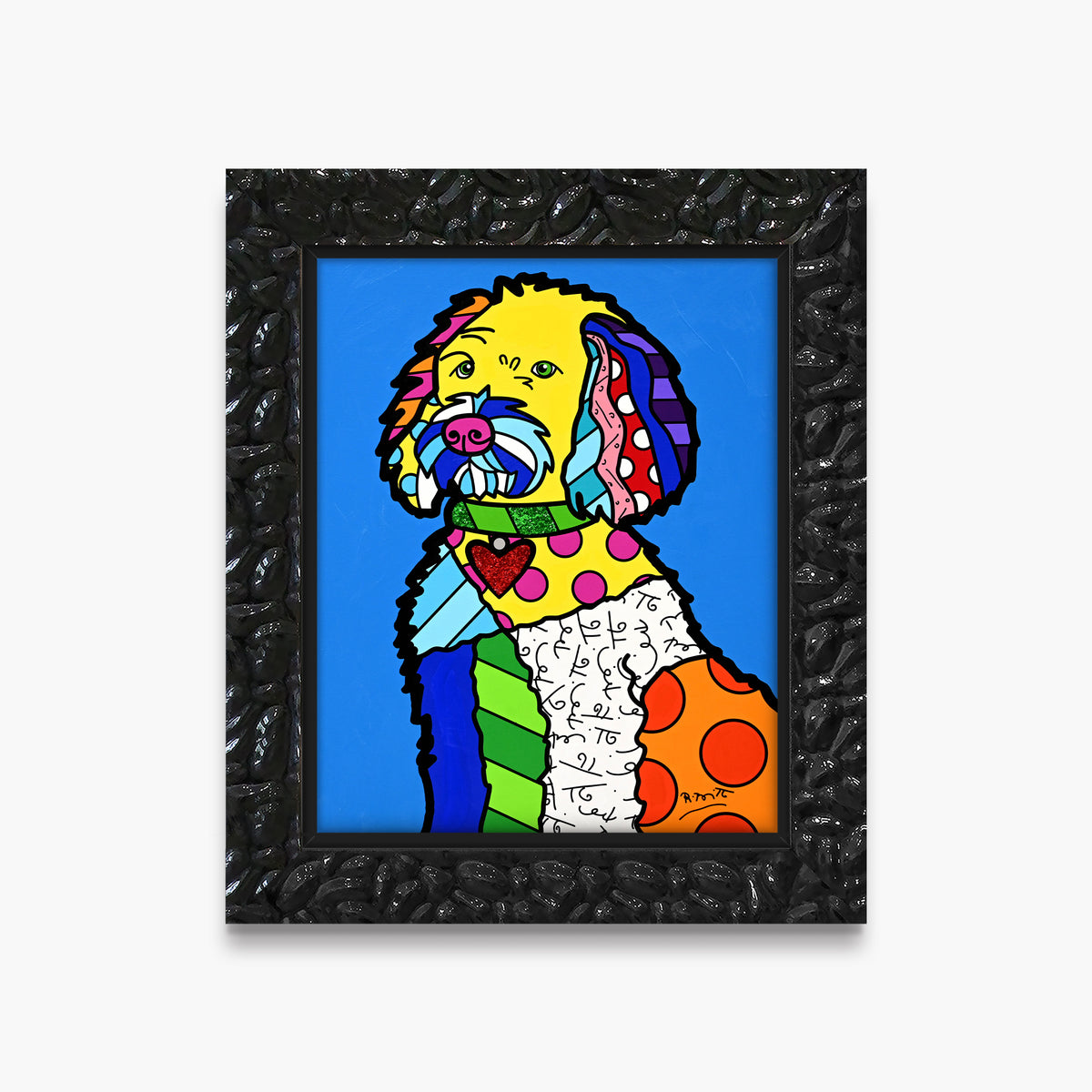Golden Doodle - Mixed Media Original
