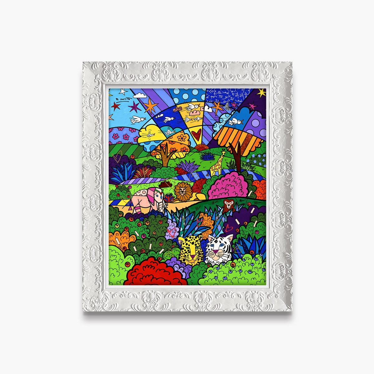 Safari Adventure - Mixed Media Original