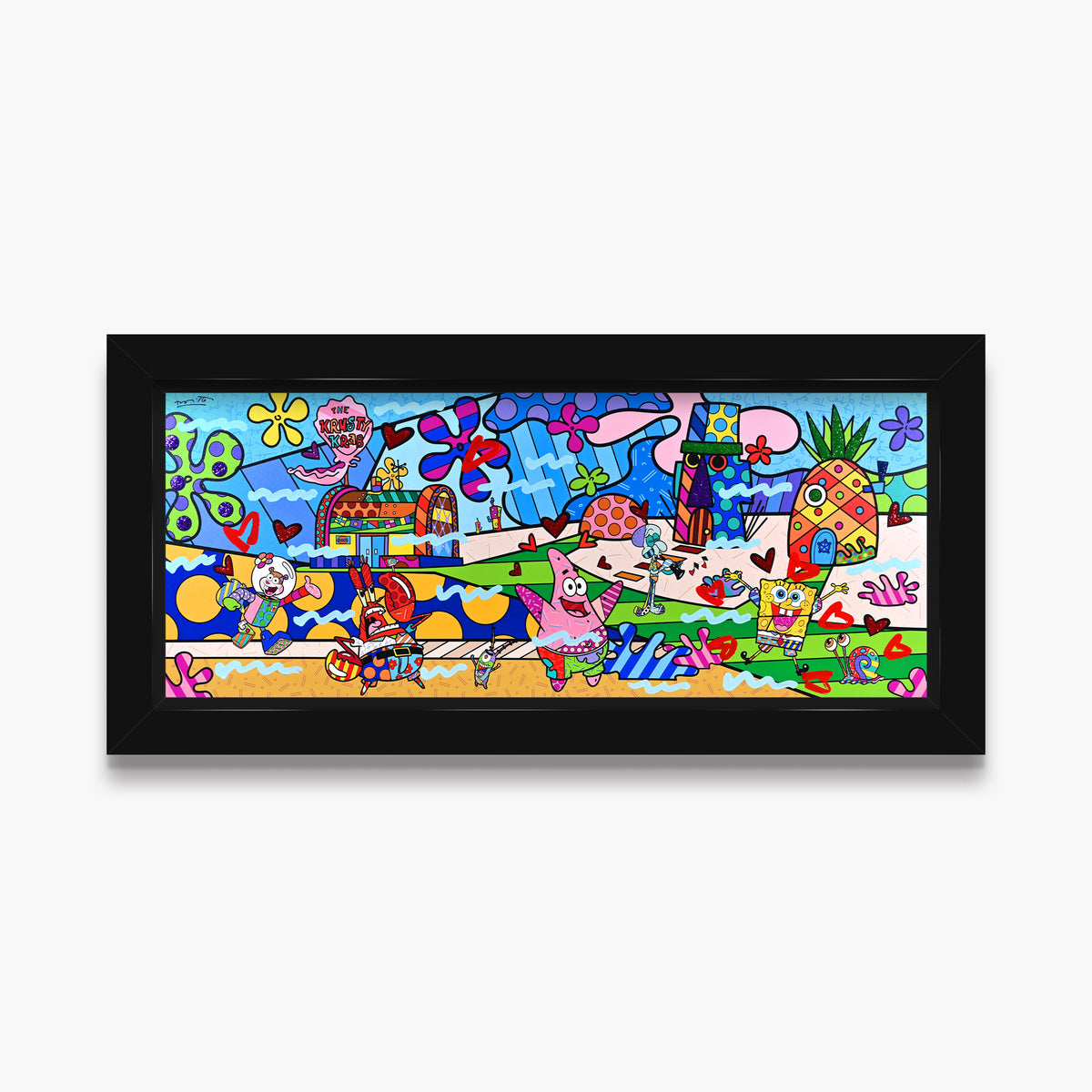 Bikini Bottom - Mixed Media Original