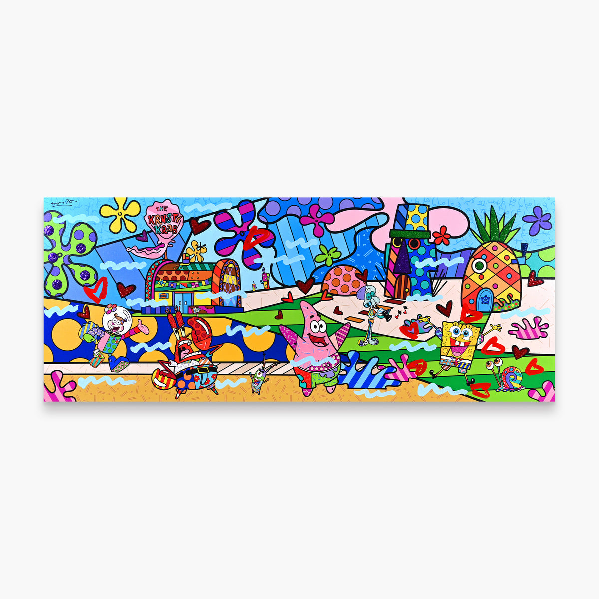Bikini Bottom - Mixed Media Original
