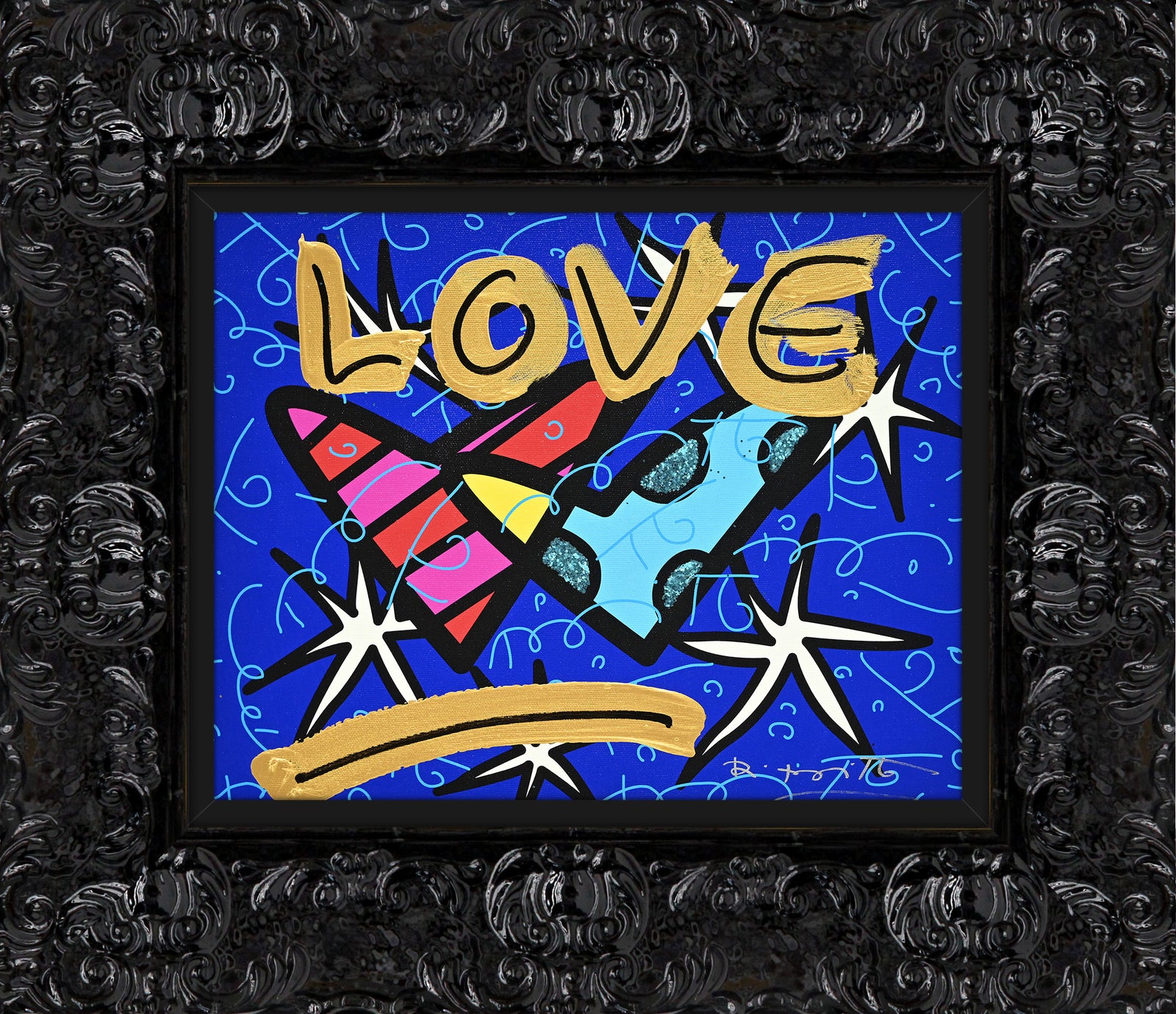 Perfect Love In The Twilight - Mixed Media Original