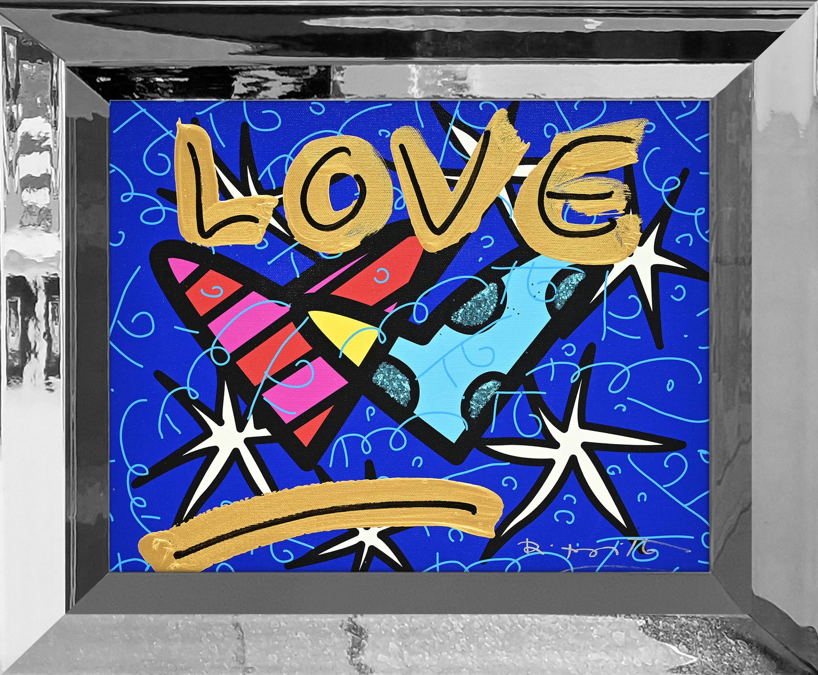 Perfect Love In The Twilight - Mixed Media Original