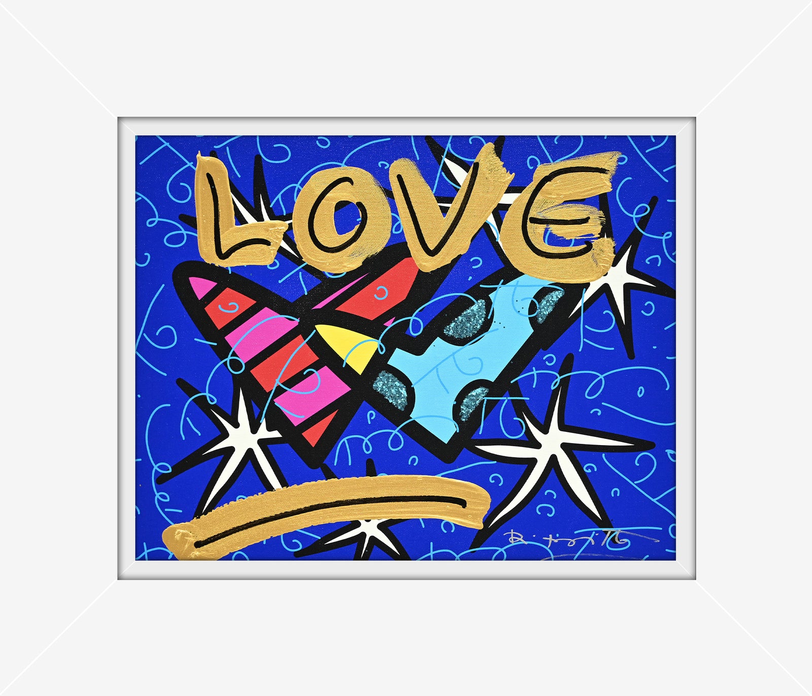 Perfect Love In The Twilight - Mixed Media Original